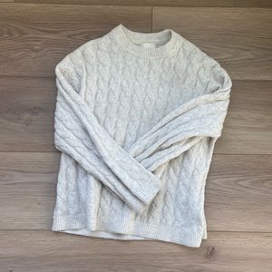 H&M cream sweater